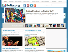 Tablet Screenshot of italia.server316.com